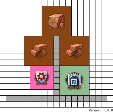 Bricks in anno 1800 layout with Trade union