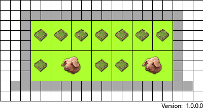 Pig farm in Anno 1800 double farm layout