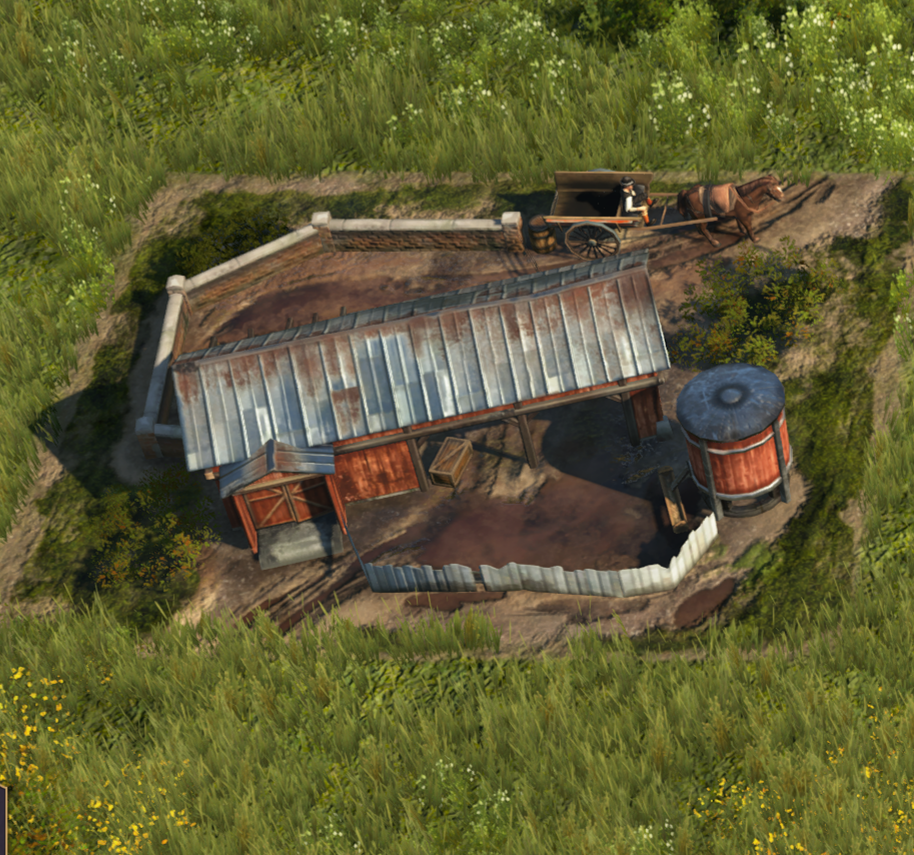 Pig farm in Anno 1800