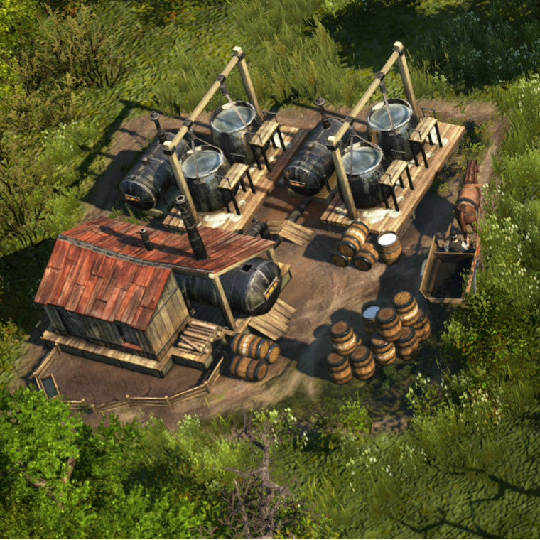 Rendering works in Anno 1800