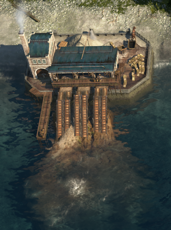 Sand Mine in Anno 1800