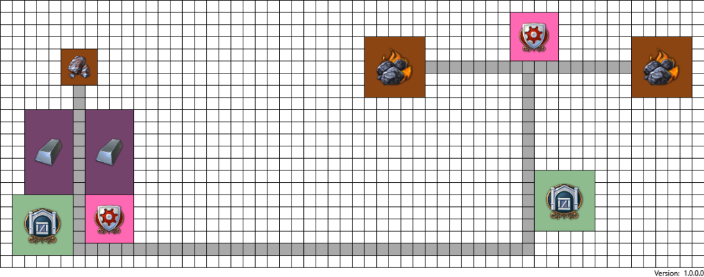 Steel in Anno 1800 layout with Trade unions