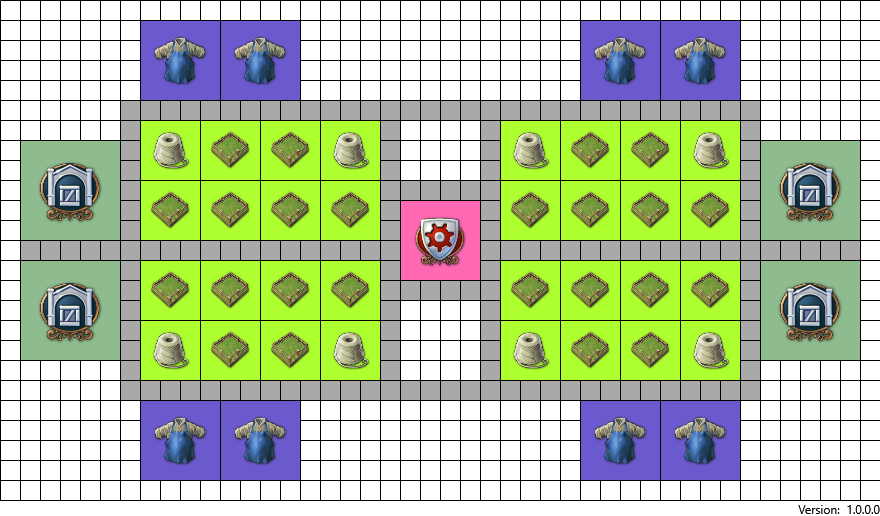 Work Clothes layout with Trade union