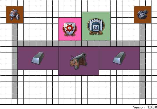 Weapons in Anno 1800 layout with Trade union