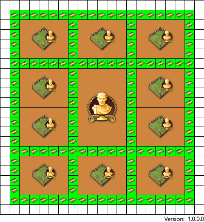 Basic layout for the Museum  in Anno 1800