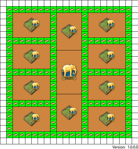 Layout for the Zoo in Anno 1800