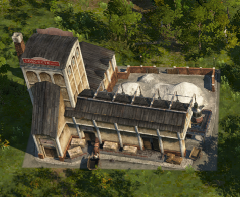 Concrete Factory in Anno 1800