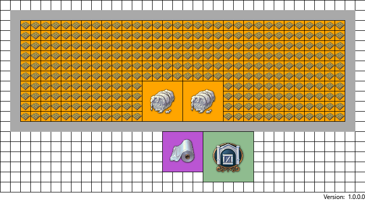 Simple layout for cotton production in Anno 1800.