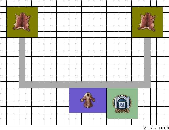 Simple layout for the production of Fur Coats in Anno 1800.