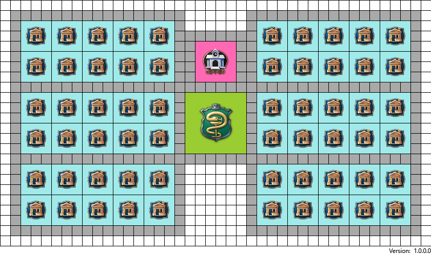 Hospital layout in Anno 1800