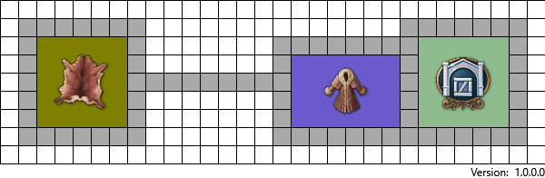 Simple layout for the Hunting cabin including a Fur dealers