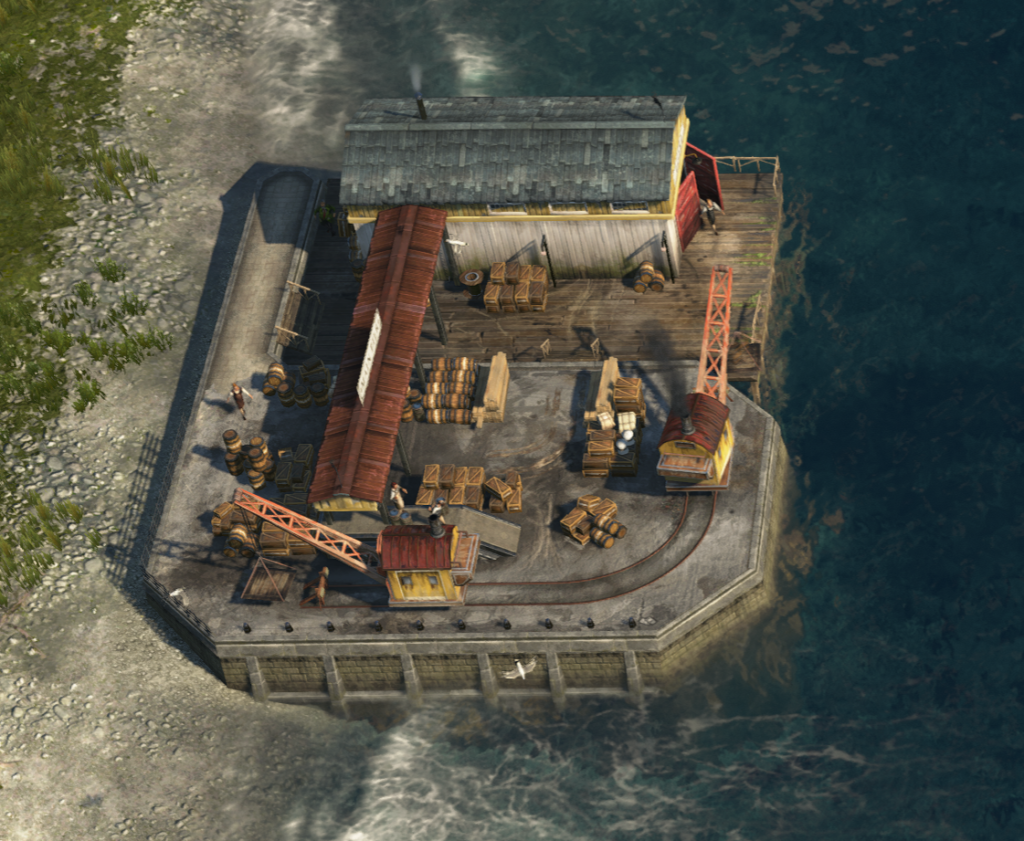Piers in Anno 1800