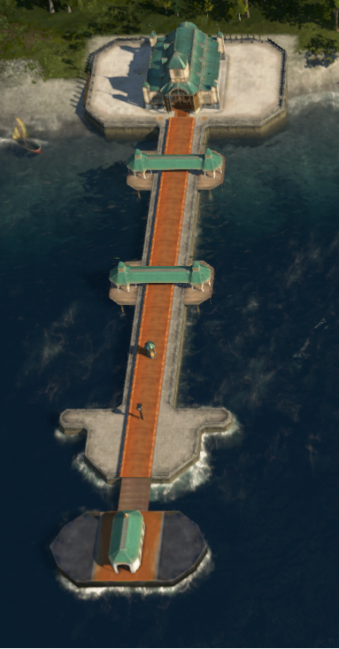 Pier in Anno 1800