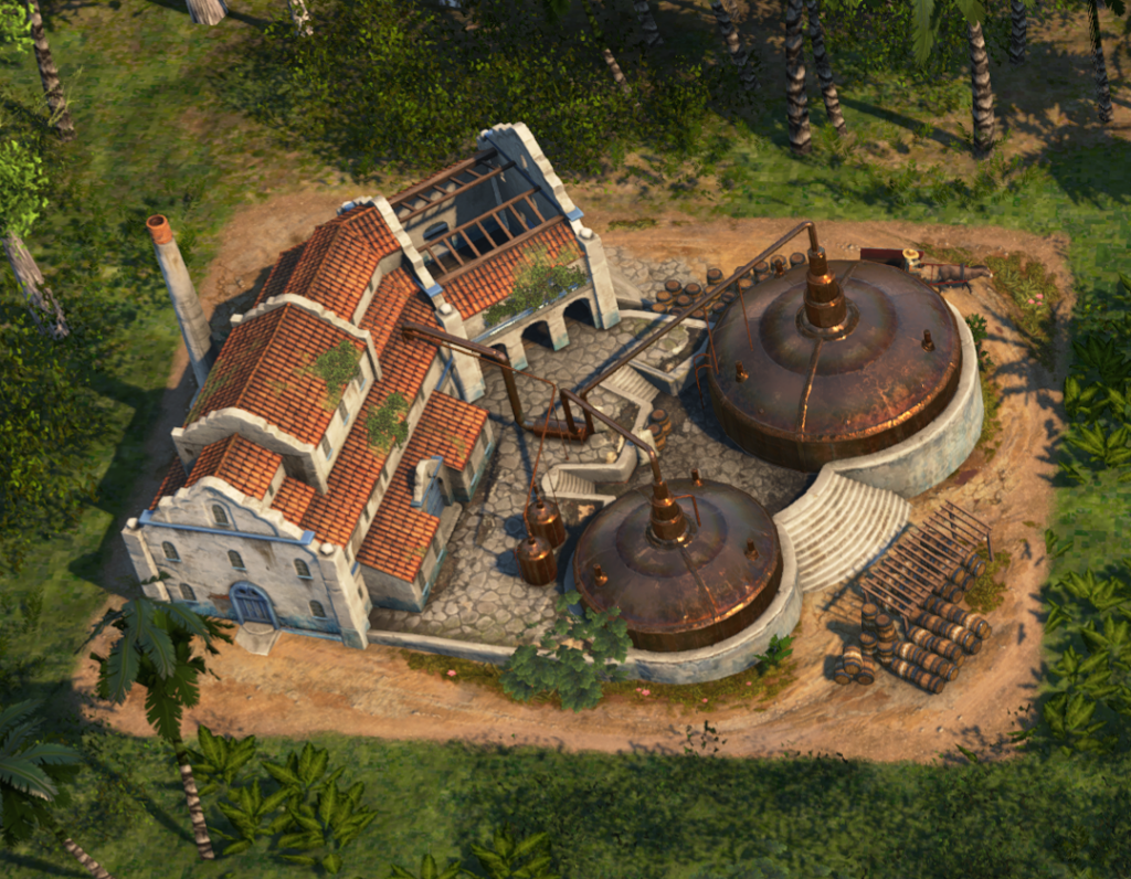 Rum Distillery in Anno 1800