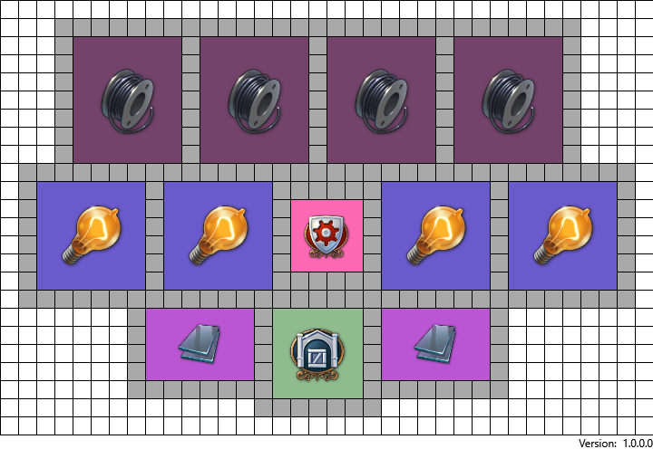 Simple layout for Light Bulb Factory which includes a Trade union