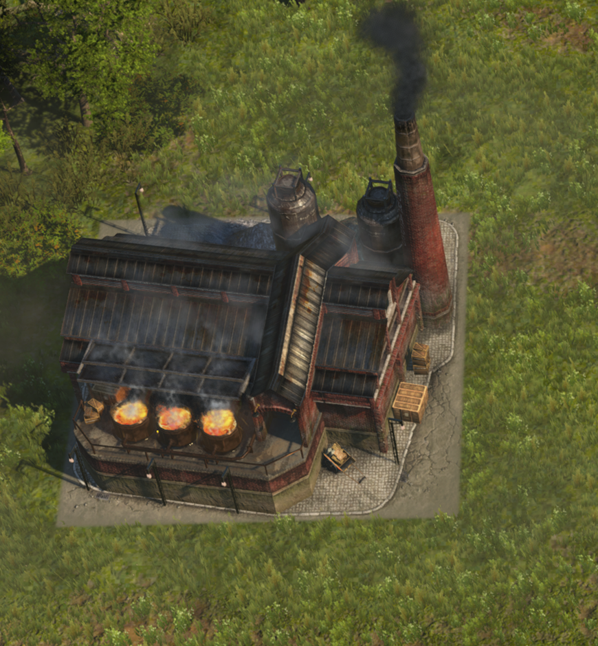 Brass Smeltery in Anno 1800