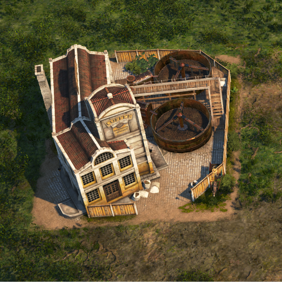 Coffee Roaster in Anno 1800
