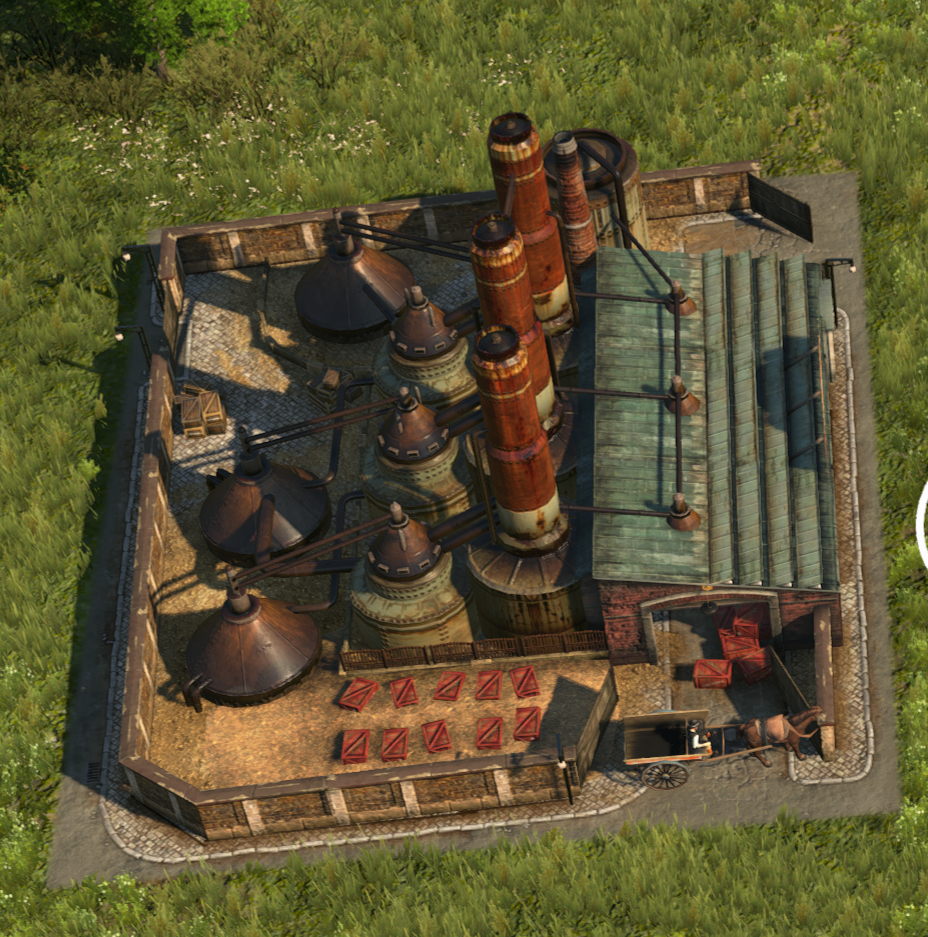 Dynamite Factory in Anno 1800