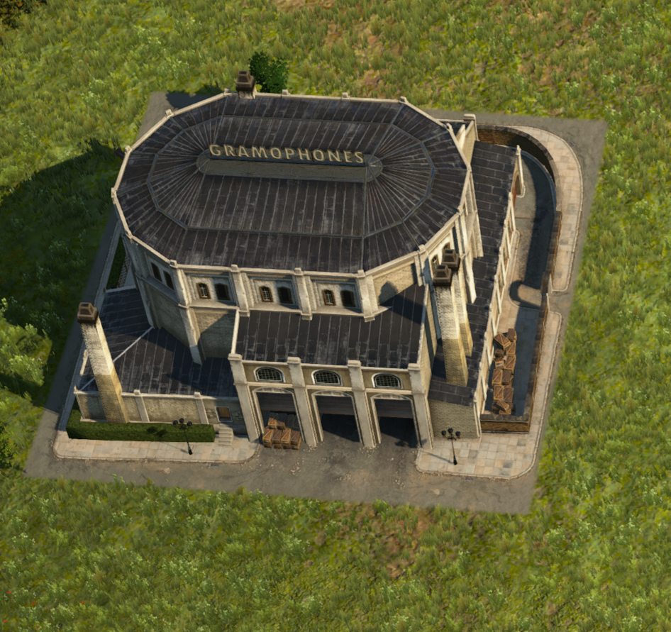 Gramophone Factory in Anno 1800