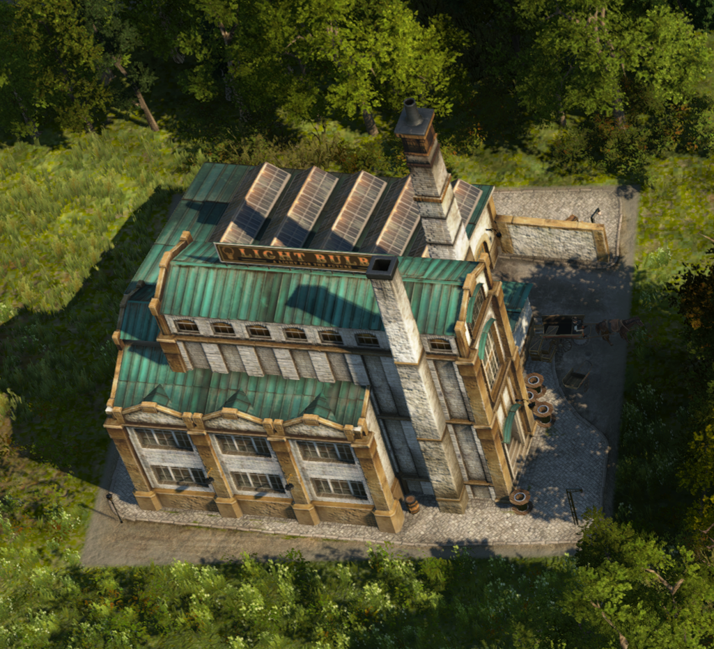 Light Bulb Factory in Anno 1800