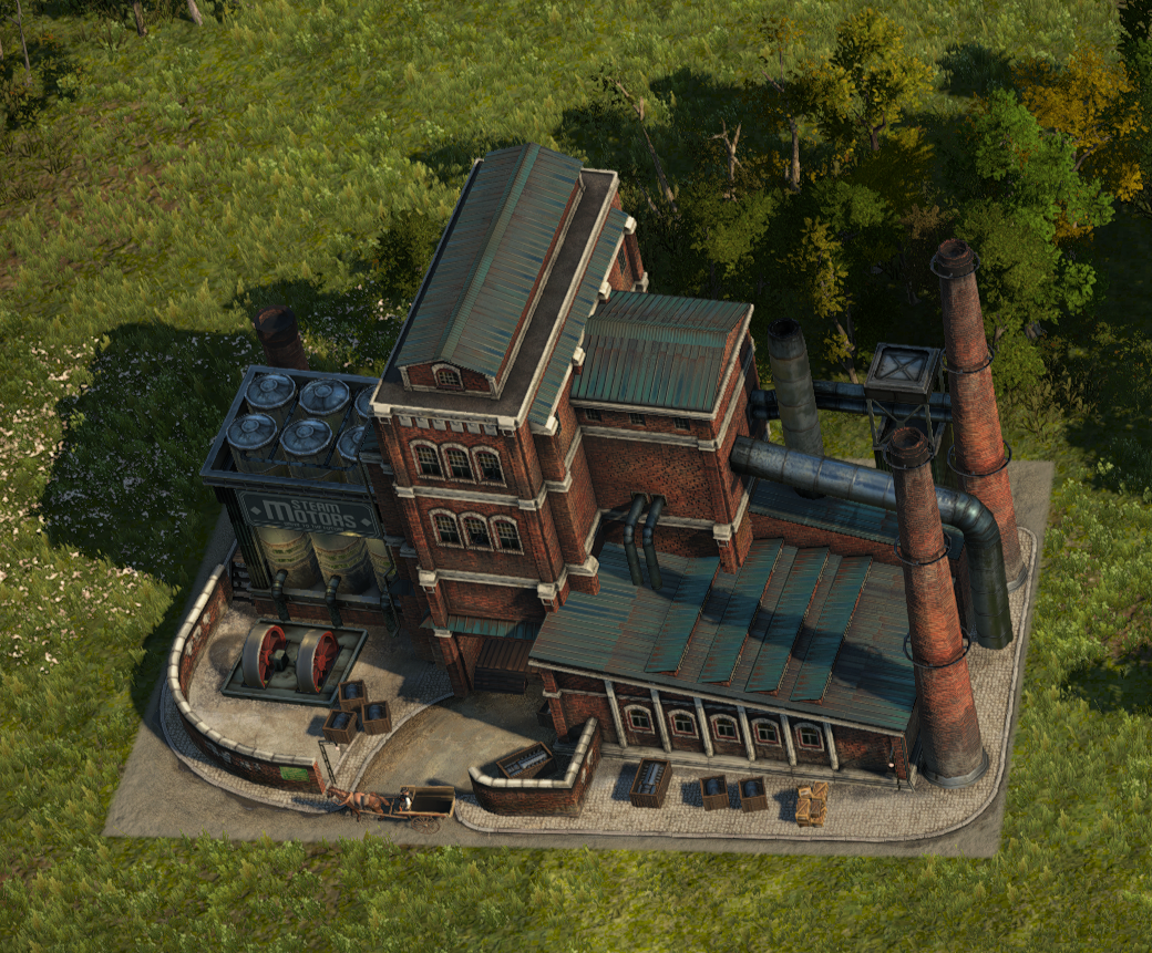 Motor Assembly Line in Anno 1800