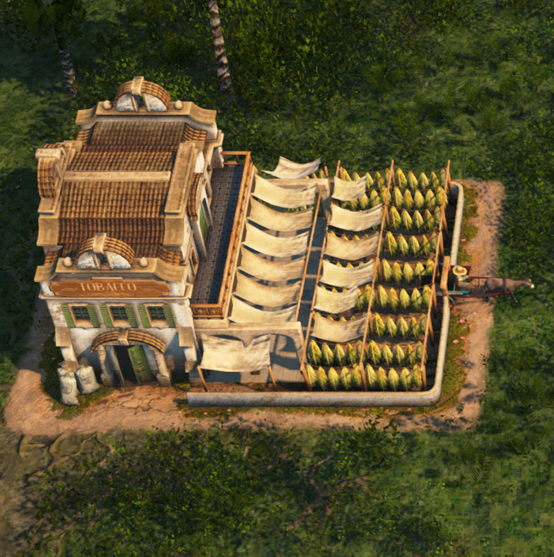 Tobacco Plantation in Anno 1800